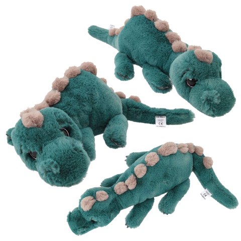 Dino World - Plush Dino Lying Green 50 cm (414291)