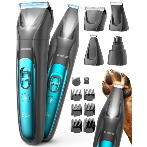 Oneisall FC10 4-in-1 Pet Clipper Kit