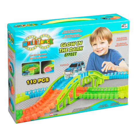Multi Track - Glow Set, 110 Pcs (41793)