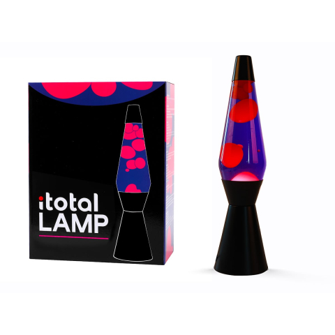 iTotal - Lava Lamp - Black, Purple, Pink - 36 cm (XL2342)