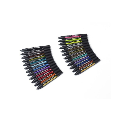 Winsor & Newton - Mixed marker set 24pcs + wallet (832226)