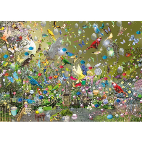 Schmidt Puzzle - Parrot jungle (1000 pieces) 2D Puzzels