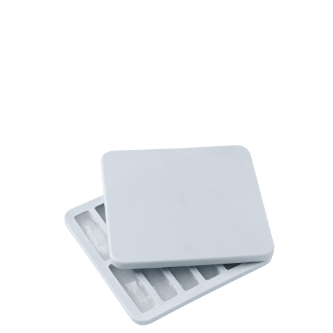 RIG-TIG - FREEZE-IT ice cube tray with lid - Light Blue - H 2.5 cm