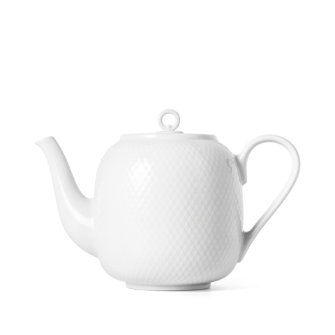 Lyngby Porcelæn - Rhombe Wit Theepot - 1.9 L