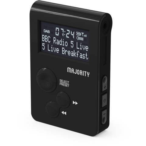 Majority Petersfield Go Original Pocket DAB Radio - DAB
