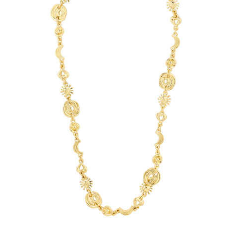 PILGRIM - MISHA Necklace - Gold-Plated - 36 cm + 12 cm Extension Chain