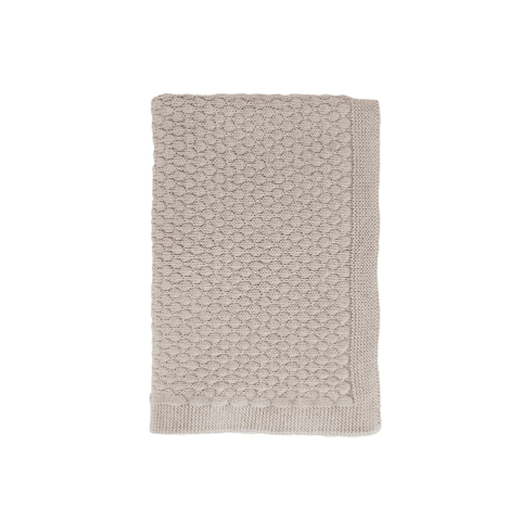 Ooh Noo - Bubbles Baby Blanket - Cream - 75x95 cm