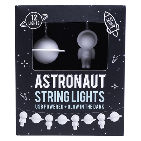 Astronaut String Lights - Glow in The Dark