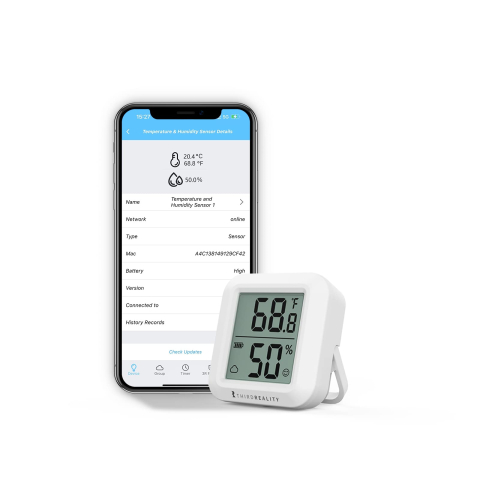 ThirdReality Zigbee Temperatuur- en Luchtvochtigheidssensor met LCD