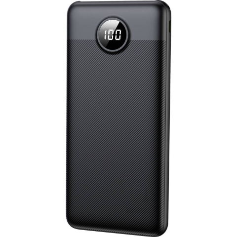 XCell Powerbank 10000 mAh USB PD, Quick Charge 3.0, QC 3.0 LiPo Zwart Statusweergave