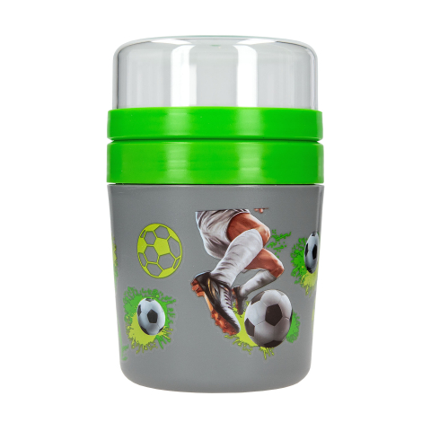 Dino World - Action World Muesli Cup - Grey and Green - 500 ml