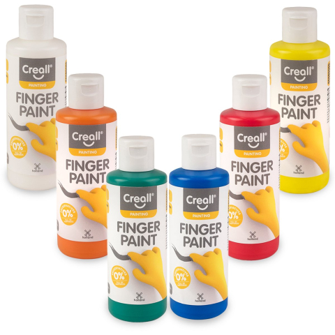 Creall Finger Paint Set Preservation-free 6x250ml