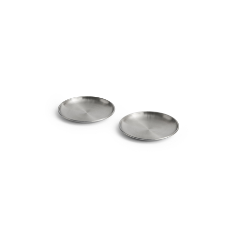 HAY – Outdoor Market Stalen Bord Klein – Set van 2 – Ø13,5 cm