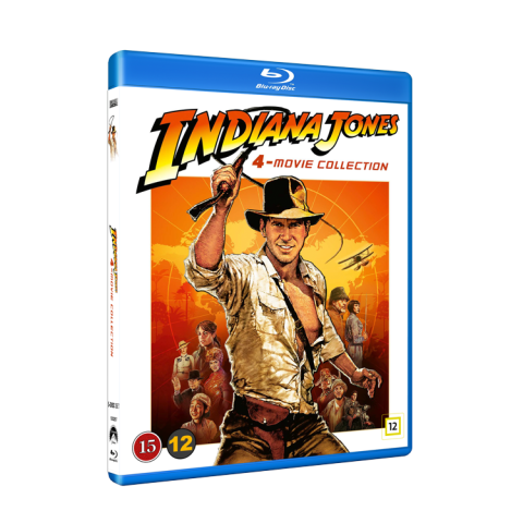 INDIANA JONES QUADRILOGY - THE COMPLETE ADVENTURES (1981, 1984, 1989, 2008) (Blu-Ray)
