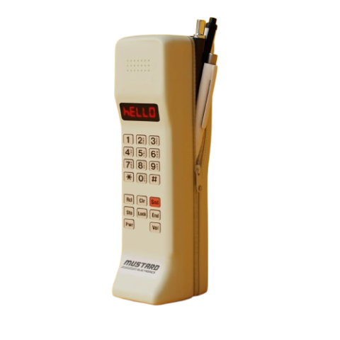 Mustard - Brickphone Pencil Case