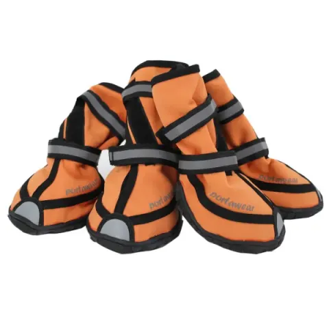 Porta - Dog Wear Boots - Orange - XXL - 4 pcs