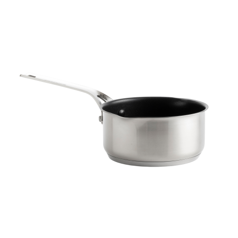 KitchenAid - Stainless Steel Sheet Saucepan with 2 Spouts - Silver - 16 cm