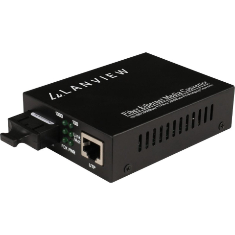 Lanview - fibre media converter - 10Mb LAN 100Mb LAN 1GbE