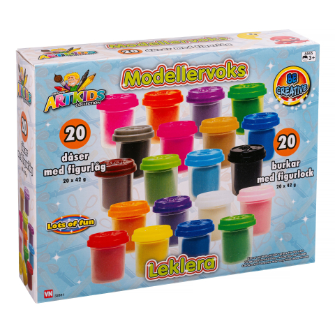 Artkids - 20 Cans Clay (32851)