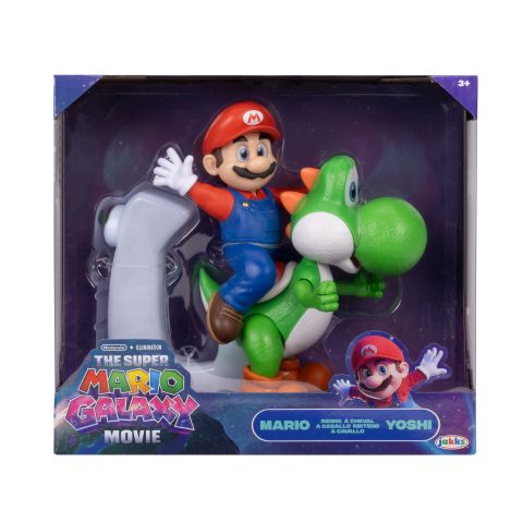 The Super Mario Galaxy Movie - Mario Riding Feature Yoshi (432814)