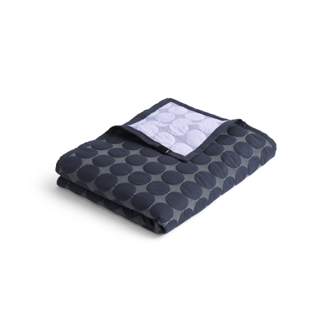 HAY - Mega Dot Bedsprei - B235 x L245 cm - Middernachtblauw