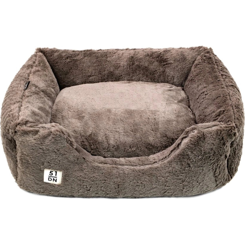51 Degrees North 51 - Supersoft - Zacht bed - Donkerbruin - L: 90x70x3