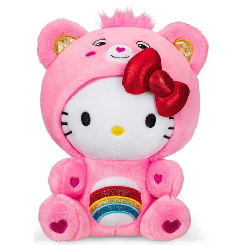 Care Bears - 22cm Plush - Hello Kitty as Cheer Bea