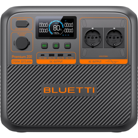 BLUETTI Premium 200 V2 - 2074Wh / 2700w