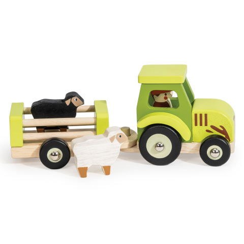 Mentari - Tractor with Trailer and Sheep (MT7974)