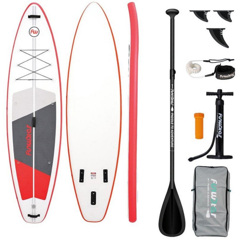 FunWater SUPFW69C SUP Paddleboard 3.35m - Red/White
