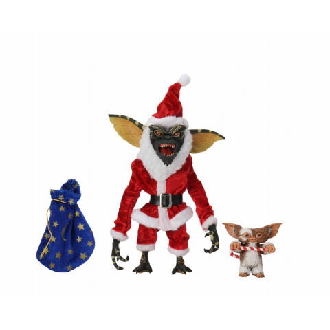 Neca - Gremlins Santa Stripe And Gizmo 7 Inch Scale Actio - Figuur