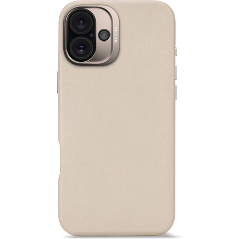 Decoded Leather Backcover for iPhone 16 Plus Clay