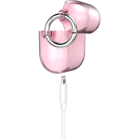 Speck Presidio Clear - Case for Apple Airpods 3 gen with Microban - Icy Pink