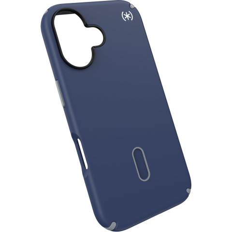 Speck Presidio2 Pro ClickLock & MagSafe - iPhone 16 Case - Coastal Blue / Dust Gray / White