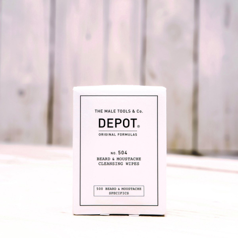 Depot - Beard & Moustache Cleansing Wipes - 12 pcs