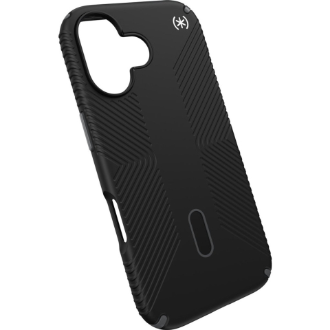 Speck Presidio2 Grip ClickLock & MagSafe - iPhone 17 Case - Black / Slate Gray / White