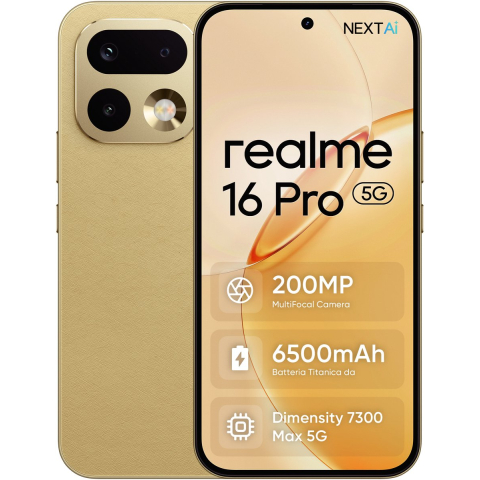 realme 16 Pro 5G 256GB/8GB - Master Gold