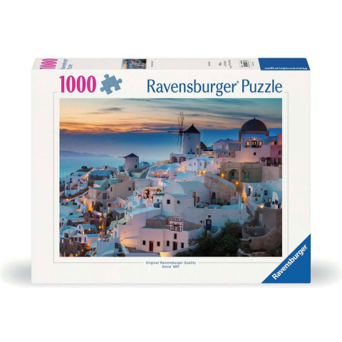 Ravensburger Jigsaw Puzzle Evening in Santorini 1000st. 2D Puzzels