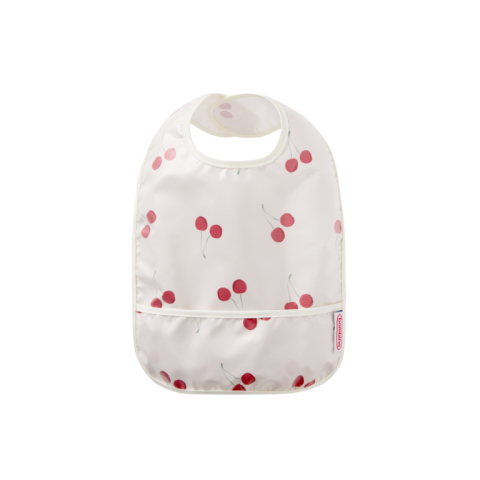 Bambino - Easy Wipe Bib - Cherry