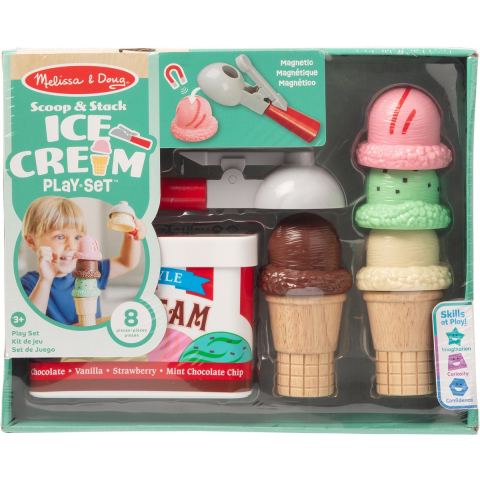 Melissa & Doug Scoop & Stack Ice Cream Cone Playset