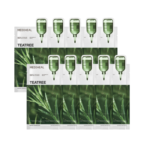 Mediheal - Teatree Essential Mask - Calming Moisture - 10 pcs
