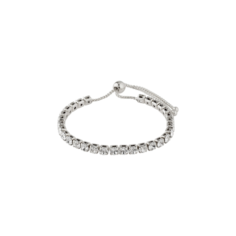 PILGRIM - LUCIA Crystal Bracelet - Silver-Plated