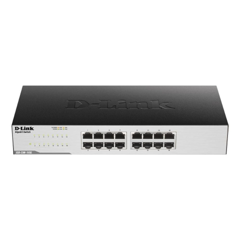 D-Link - 16-Port Gigabit Easy Desktop Switch