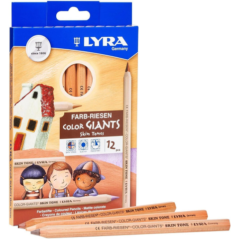 Lyra Color Giant Skin Tones 12 pcs BL