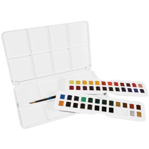 Daler-Rowney Aquafine Watercolour Studio Set 48 col