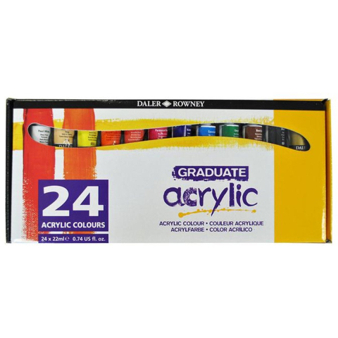 Daler-Rowney Graduate Acrylic Set 24x22 ml