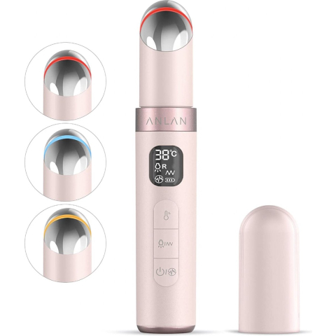 Anlan Ultrasonic Face Massager 01-ADRY11-001 - Pink