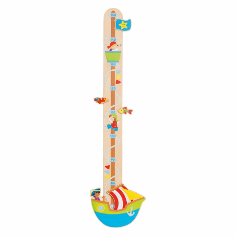 Goki - Wooden Growth Chart Pirates Ahoy