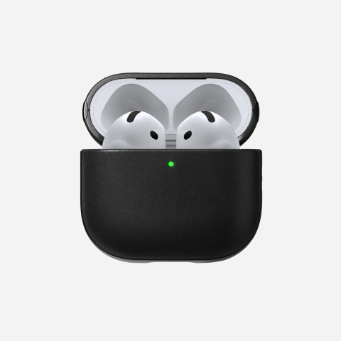 Nomad Modern Leather Case - Airpods 4 | Black | Leather