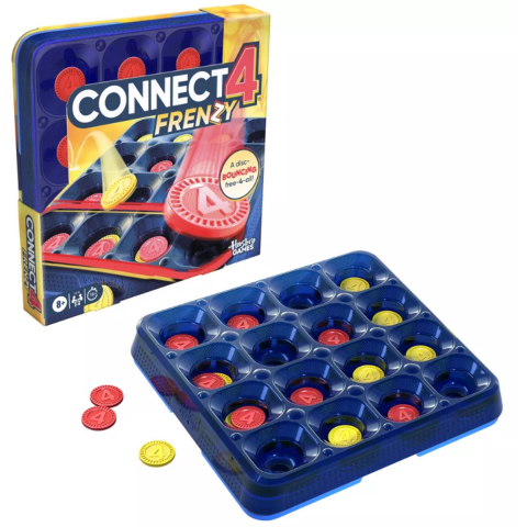 Hasbro 4 op 'n Rij Chaos (Engels)